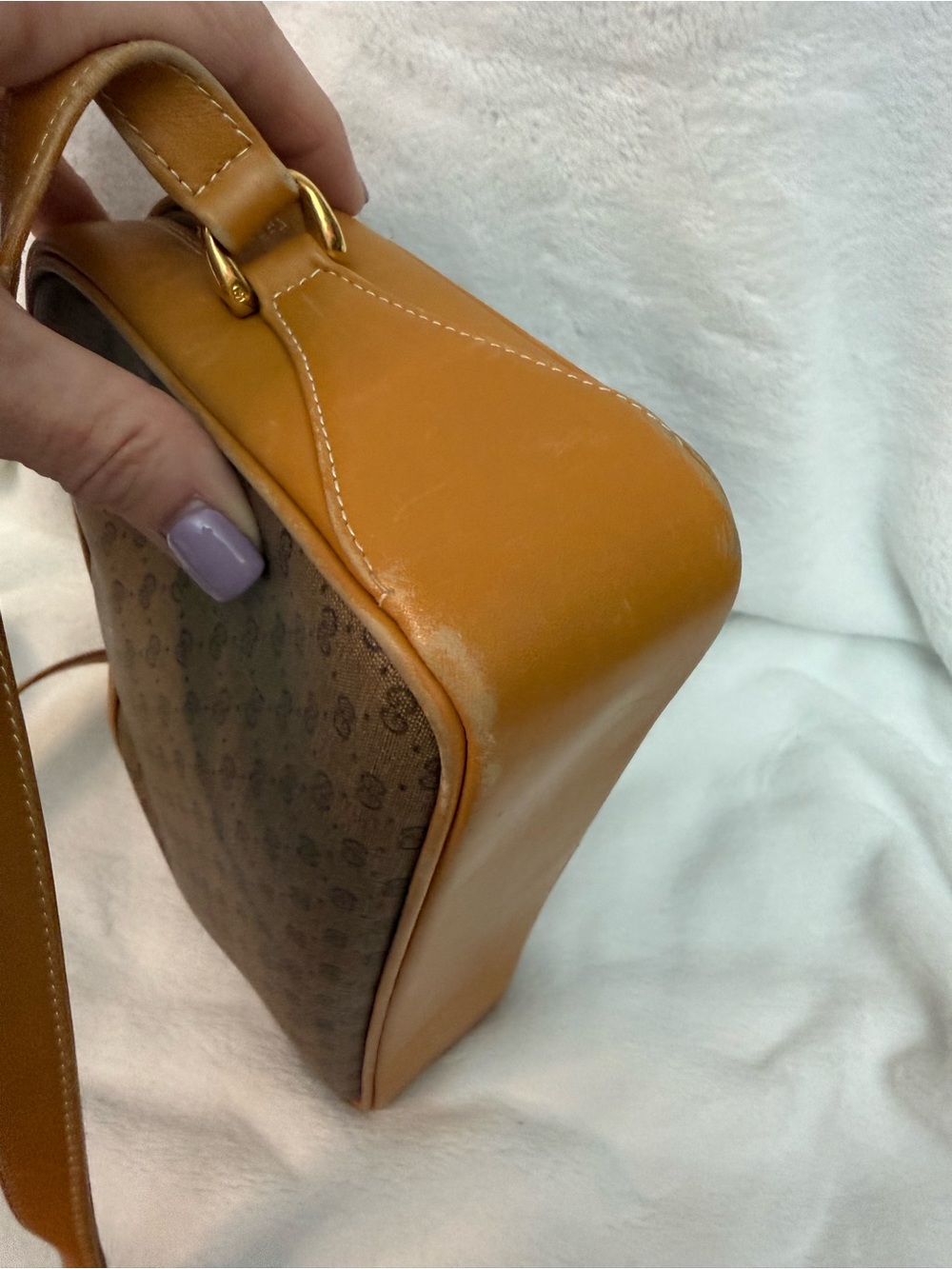 Gucci Brown GG Canvas Crossbody with Red and Green Web - Picture 11 of 14